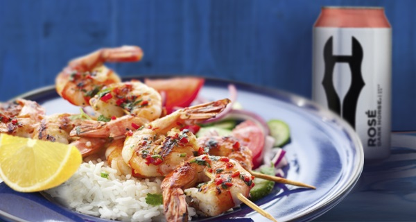 Grilled Marinated Shrimp