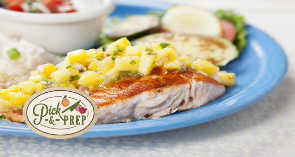 Lemon-Dill Salmon With Mango Salsa