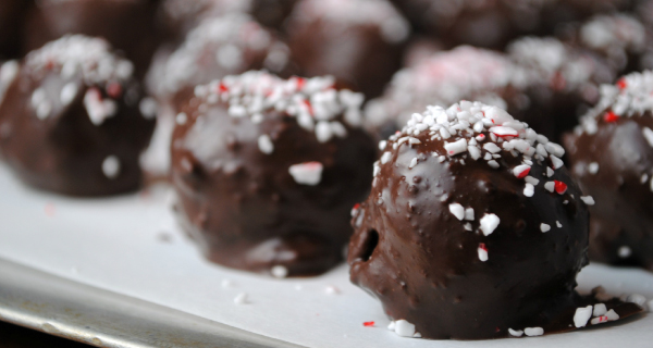 Peppermint Oreo Truffles