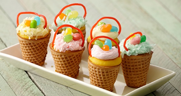 Easter Basket Cupcakes