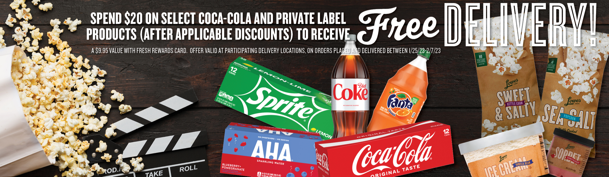 Coke + Private Brand Free Delivery