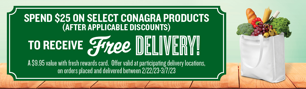 ConAgra Free Delivery