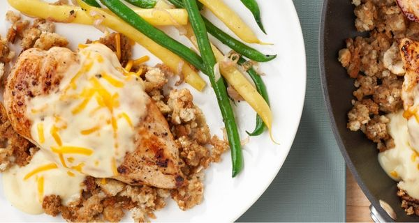 Chicken & Stuffing Skillet