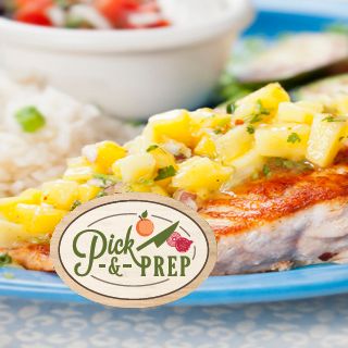 of recipe Lemon-Dill Salmon With Mango Salsa