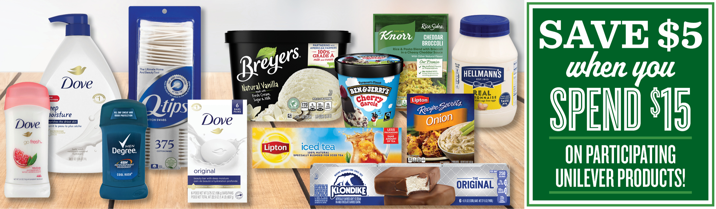 Spend $15 Instantly Save $5