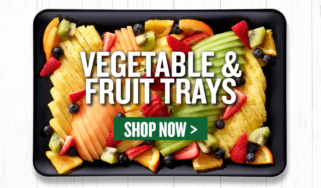Party Trays - Vegetable & Fruit Trays