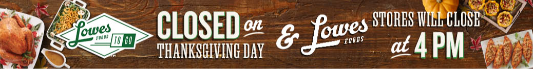 Thanksgiving Store Closing