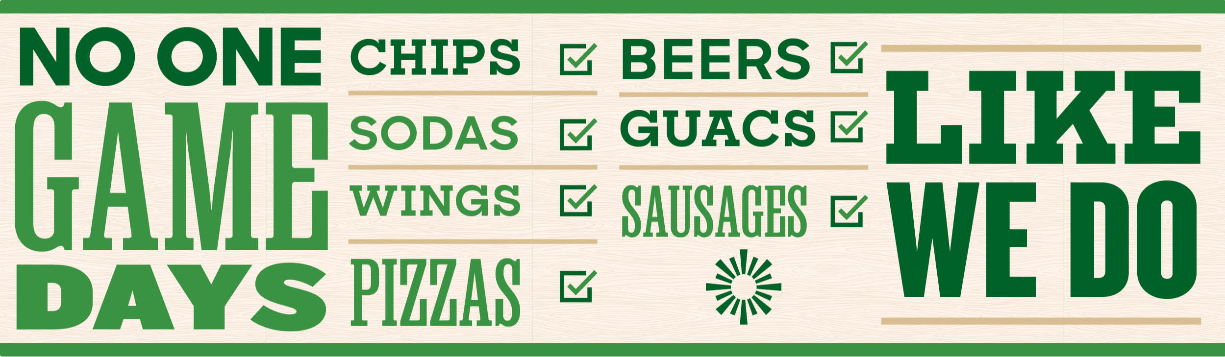 NOFLLF Game Day Checklist