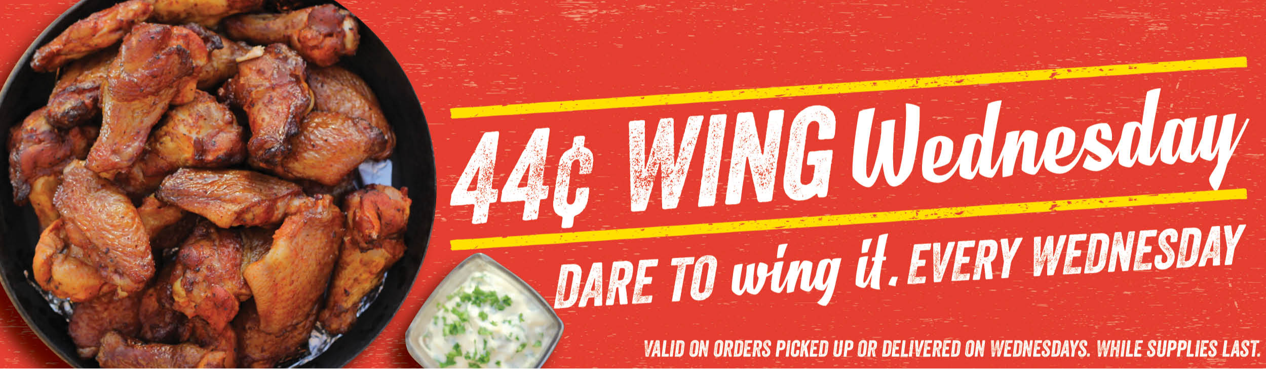 $0.44 Wing Wednesday