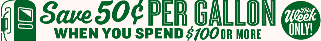 Fuel Rewards! 50c Off a Gallon