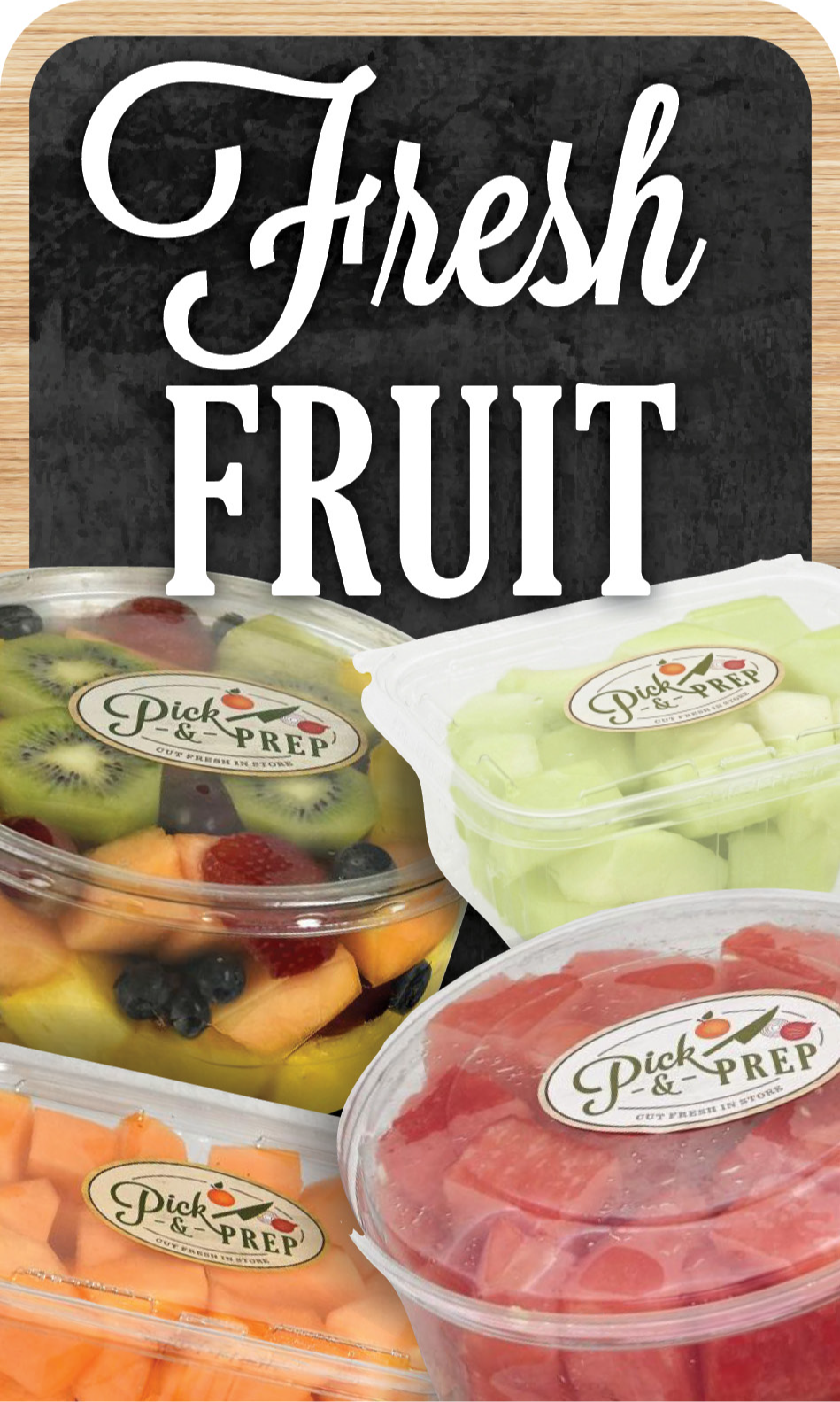 Fresh Fruit Chalk Single Tile