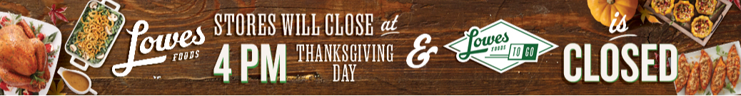 Thanksgiving Store Closing