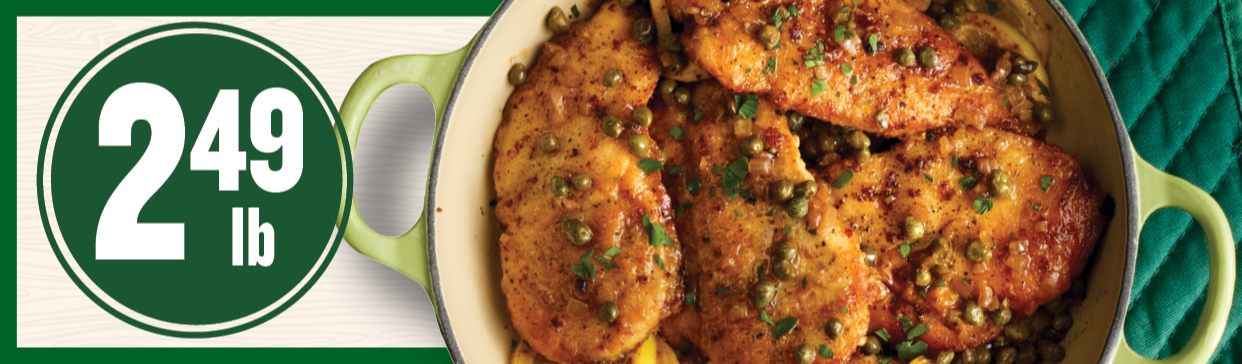 Chicken Breast $2.49/lb