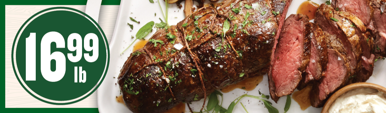 USDA Tenderloins $16.99/lb