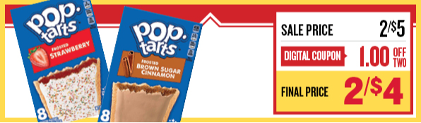 Pop-Tarts 2/$4