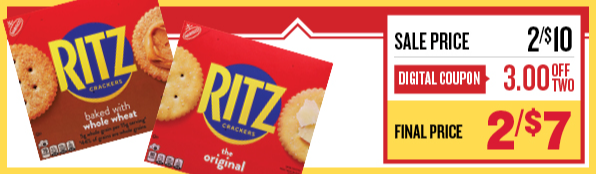 Ritz Crackers 2/$7