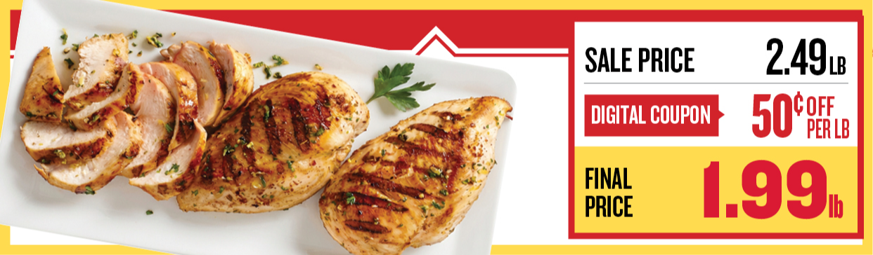 $1.99/lb Chicken Breast
