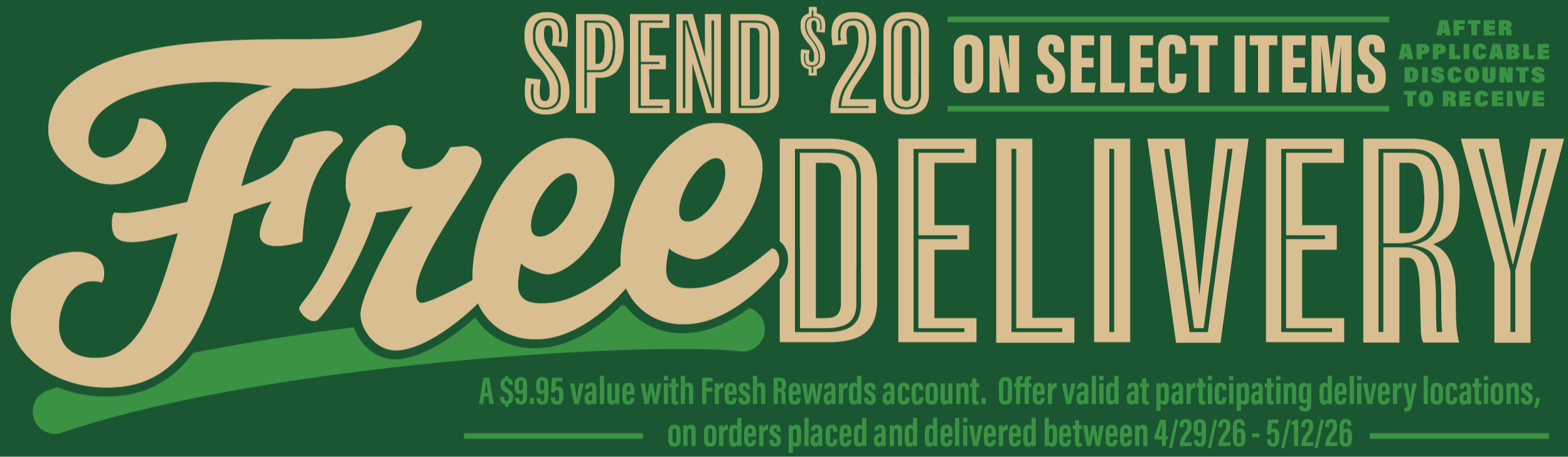 Campbell's Free Delivery
