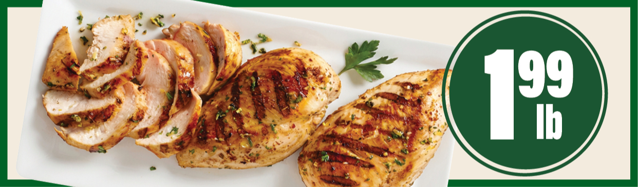 $1.99/lb Chicken Breast