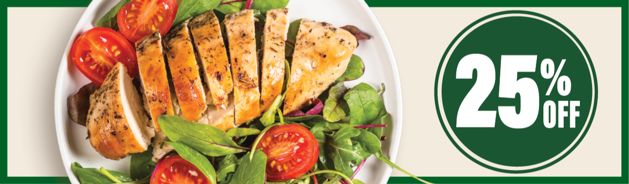 25% off LFS Chicken