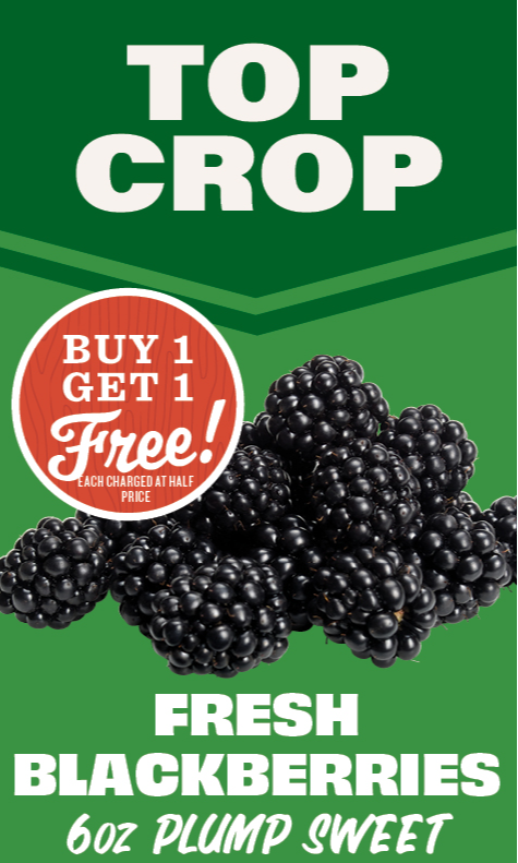 Blackberries BOGO