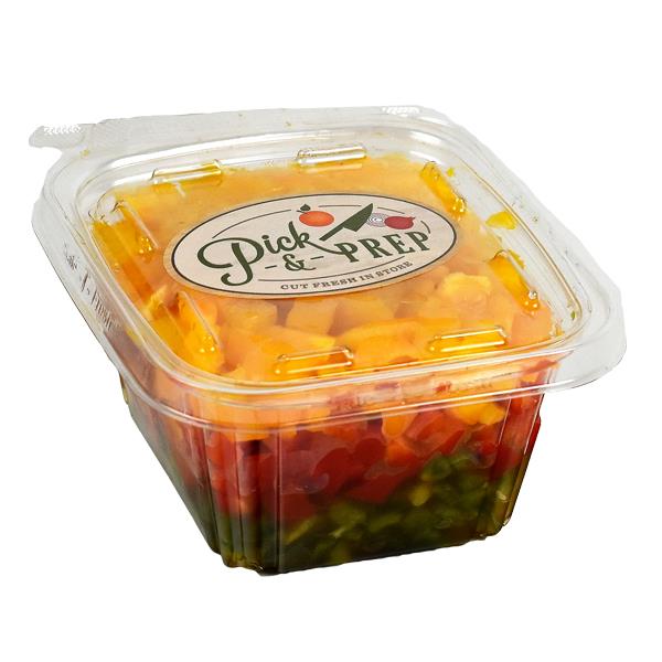 Pick & Prep Diced Mixed Peppers 16 oz