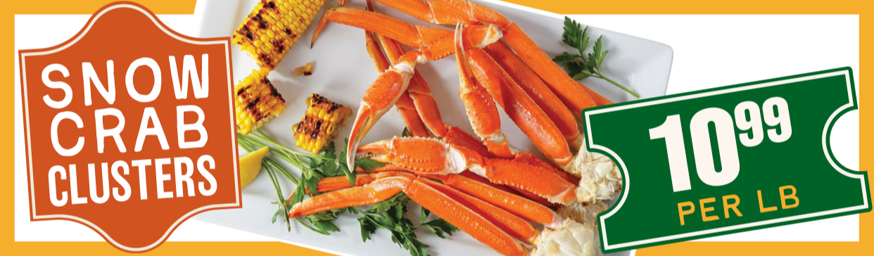 Snow Crab Clusters $10.99