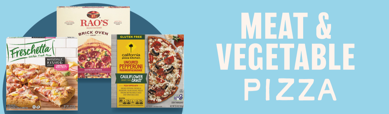 Meat & Vegetable Pizza