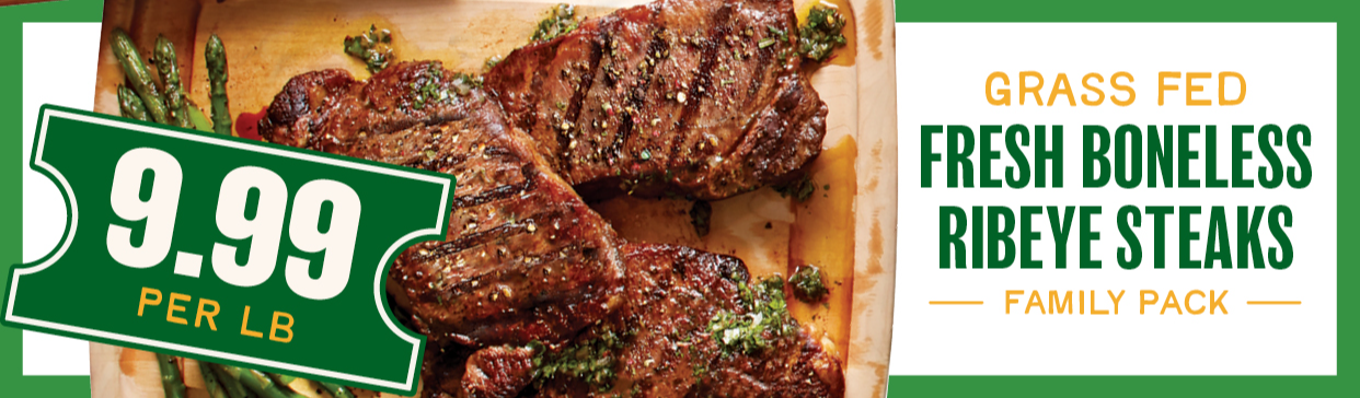 Ribeyes $9.99/lb