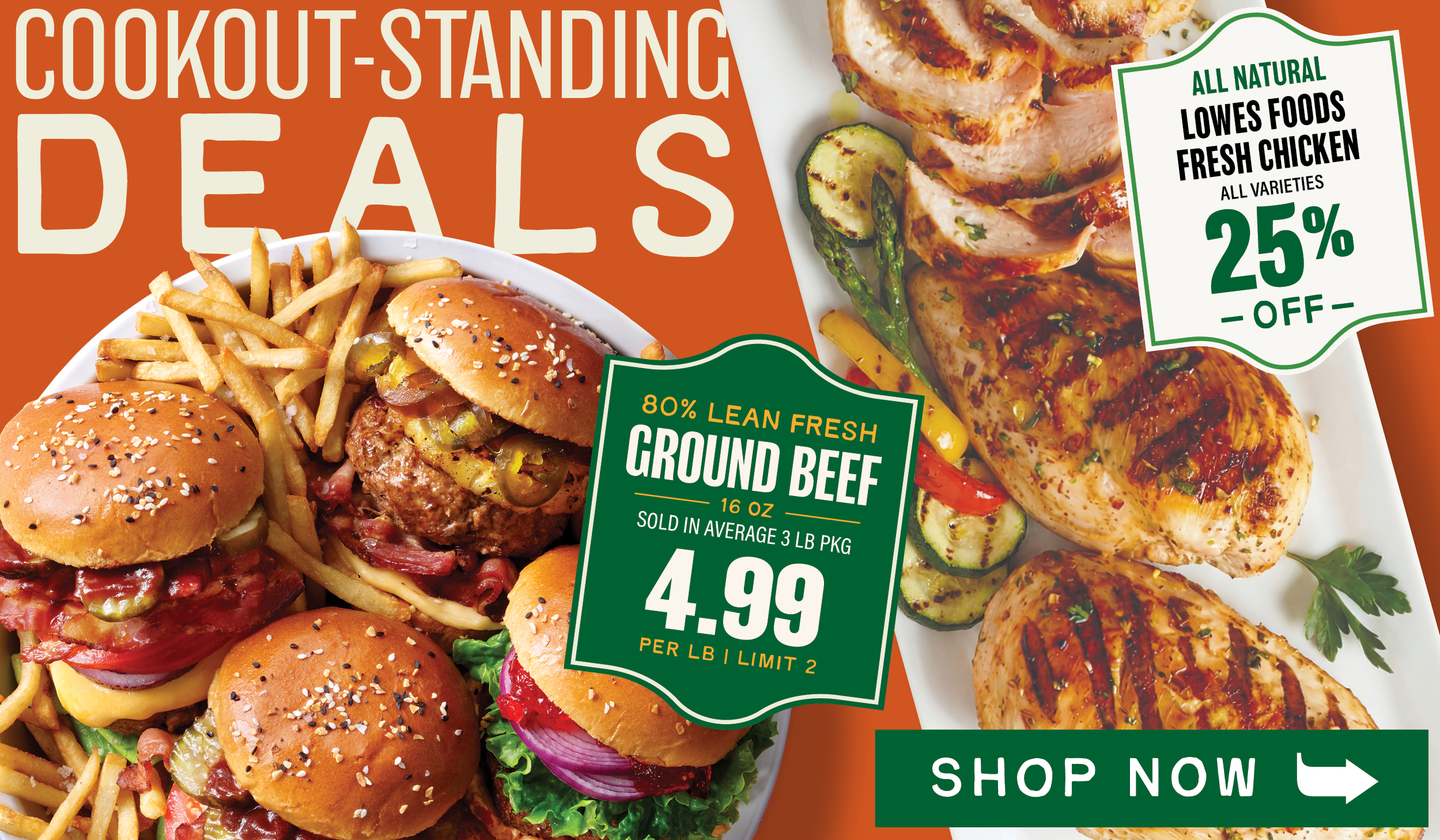 Cookout-Standing Deals
