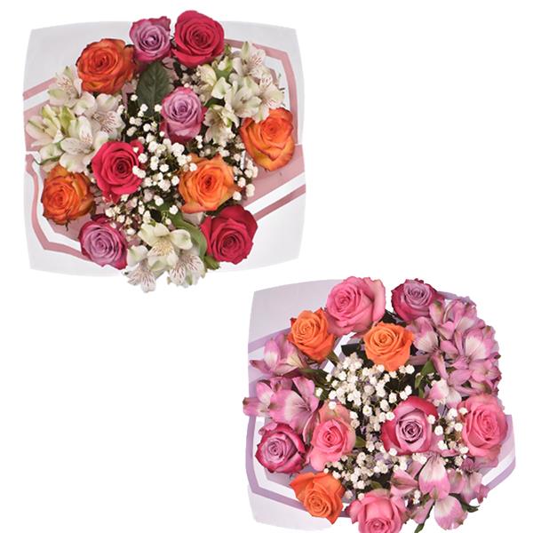 Cotton Candy Rose Bouquet (Where Available)