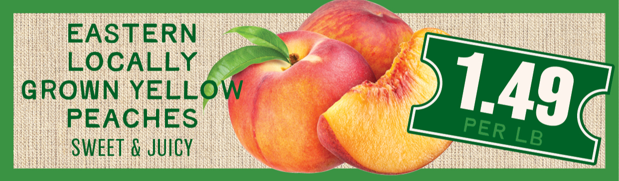 Peaches $1.49/lb