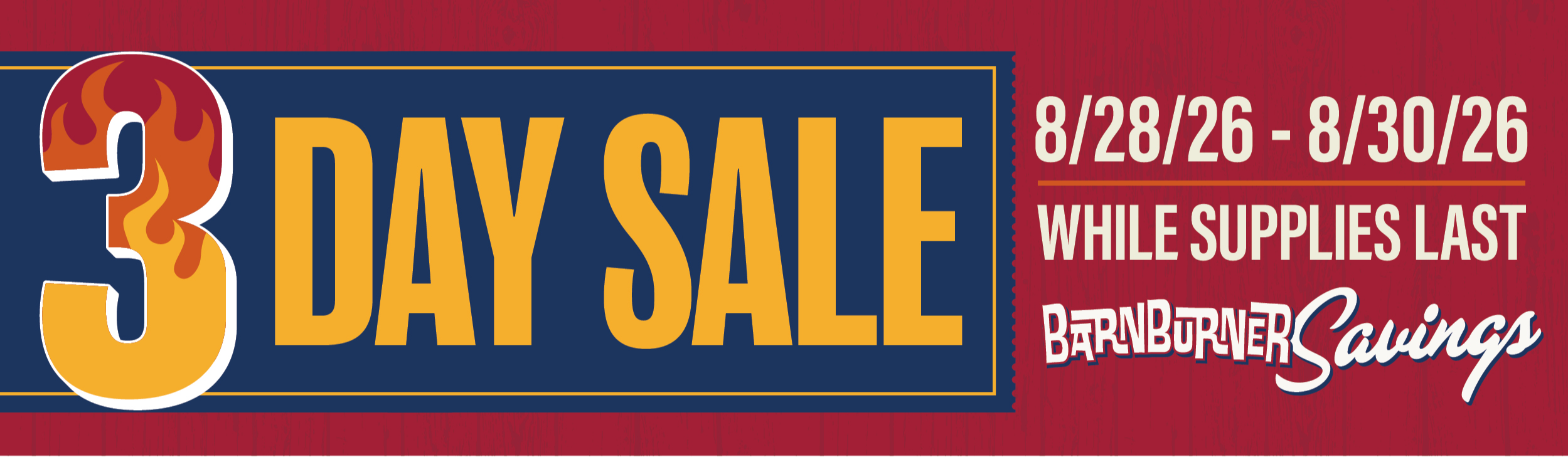 3 Day Sale