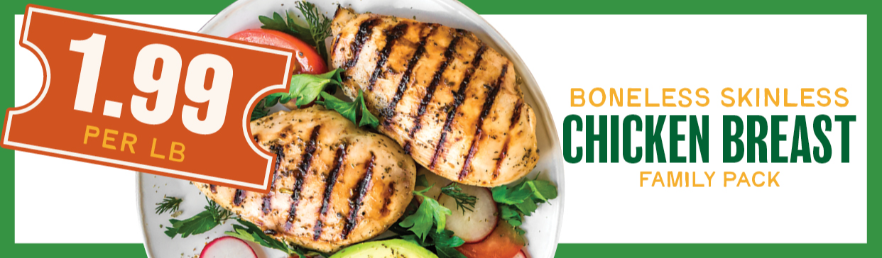 Chicken Breast $1.99