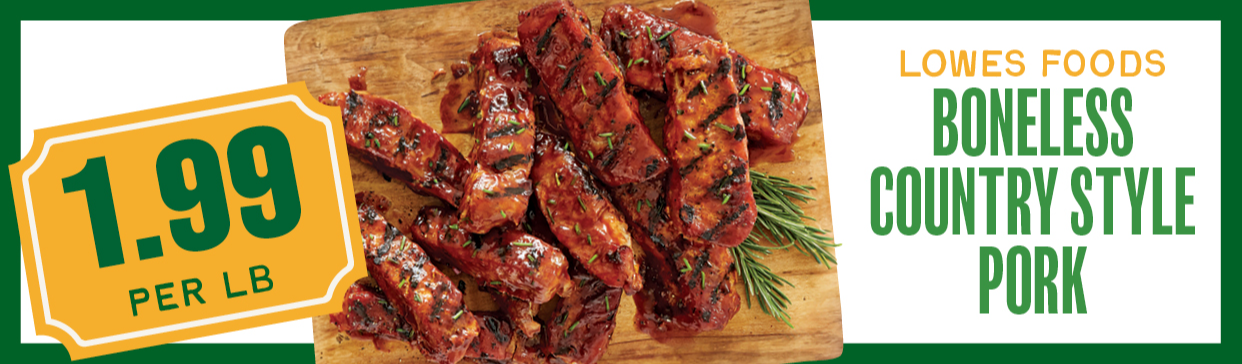 Boneless Country Style Pork Loin Rib $2.49