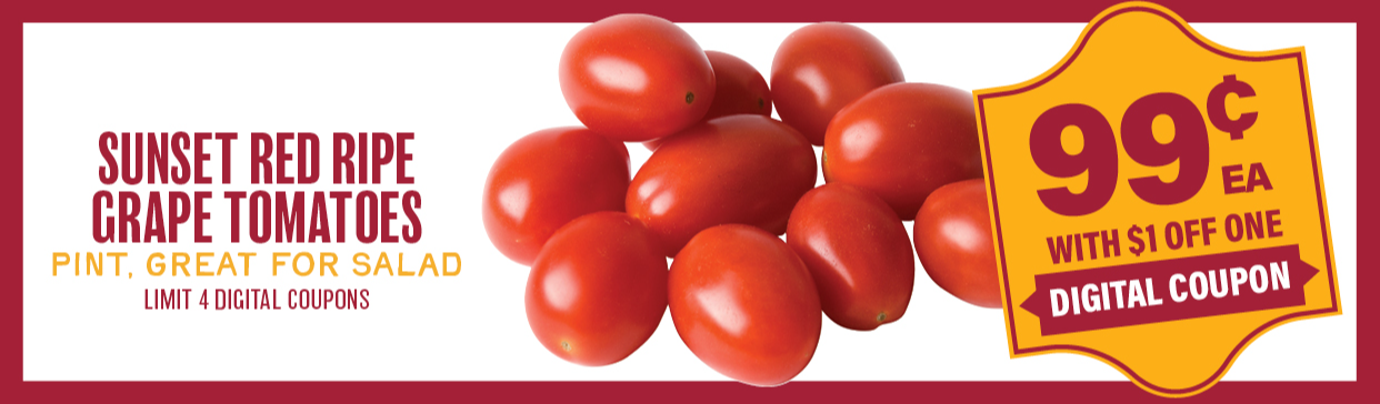 Grape Tomatoes $1 off 1